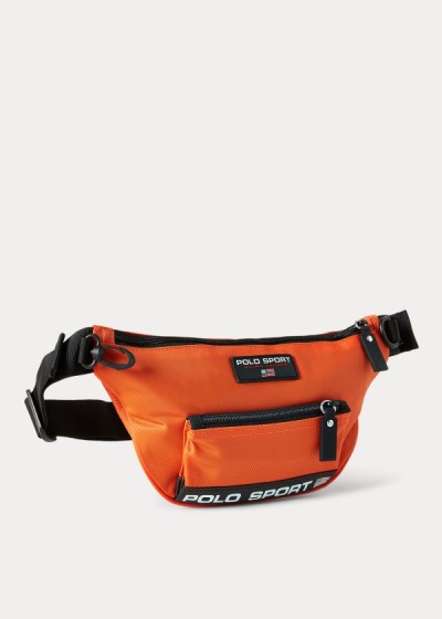 Bolsa Cinturon Polo Ralph Lauren Hombre Naranjas - Polo Sport Nylon - NMEAQ4032